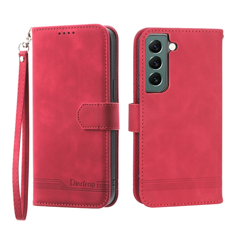 Dierfeng Dream Line TPU + PU Leather Phone Case, For Samsung Galaxy S21 Ultra 5G, For Samsung Galaxy S21 FE 5G, For Samsung Galaxy S22 5G, For Samsung Galaxy S22+ 5G, For Samsung Galaxy S22 Ultra 5G, For Samsung Galaxy S23 5G                           ...