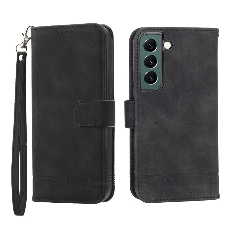 Dierfeng Dream Line TPU + PU Leather Phone Case, For Samsung Galaxy S21 Ultra 5G, For Samsung Galaxy S21 FE 5G, For Samsung Galaxy S22 5G, For Samsung Galaxy S22+ 5G, For Samsung Galaxy S22 Ultra 5G, For Samsung Galaxy S23 5G                           ...