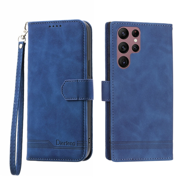 Dierfeng Dream Line TPU + PU Leather Phone Case, For Samsung Galaxy S21 Ultra 5G, For Samsung Galaxy S21 FE 5G, For Samsung Galaxy S22 5G, For Samsung Galaxy S22+ 5G, For Samsung Galaxy S22 Ultra 5G, For Samsung Galaxy S23 5G                           ...