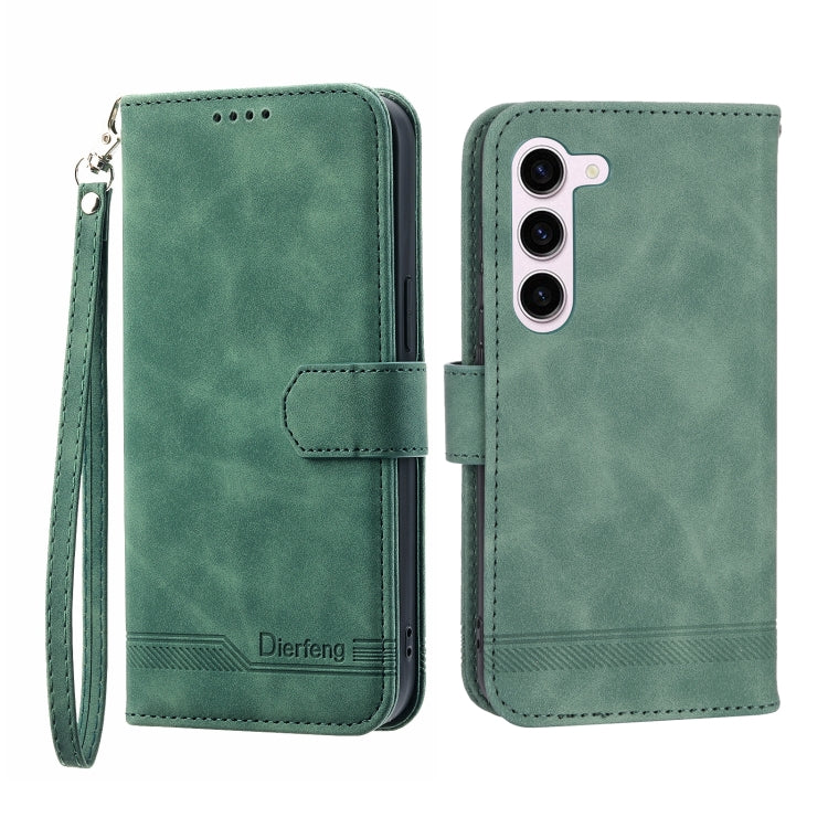 Dierfeng Dream Line TPU + PU Leather Phone Case, For Samsung Galaxy S21 Ultra 5G, For Samsung Galaxy S21 FE 5G, For Samsung Galaxy S22 5G, For Samsung Galaxy S22+ 5G, For Samsung Galaxy S22 Ultra 5G, For Samsung Galaxy S23 5G                           ...