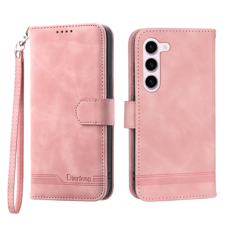 Dierfeng Dream Line TPU + PU Leather Phone Case, For Samsung Galaxy S21 Ultra 5G, For Samsung Galaxy S21 FE 5G, For Samsung Galaxy S22 5G, For Samsung Galaxy S22+ 5G, For Samsung Galaxy S22 Ultra 5G, For Samsung Galaxy S23 5G                           ...