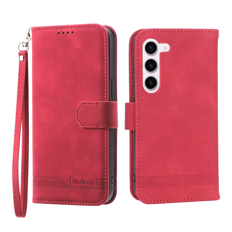 Dierfeng Dream Line TPU + PU Leather Phone Case, For Samsung Galaxy S21 Ultra 5G, For Samsung Galaxy S21 FE 5G, For Samsung Galaxy S22 5G, For Samsung Galaxy S22+ 5G, For Samsung Galaxy S22 Ultra 5G, For Samsung Galaxy S23 5G                           ...