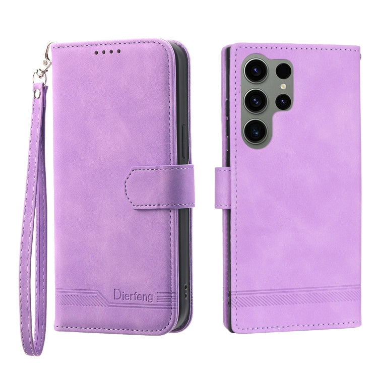 Dierfeng Dream Line TPU + PU Leather Phone Case, For Samsung Galaxy S21 Ultra 5G, For Samsung Galaxy S21 FE 5G, For Samsung Galaxy S22 5G, For Samsung Galaxy S22+ 5G, For Samsung Galaxy S22 Ultra 5G, For Samsung Galaxy S23 5G                           ...