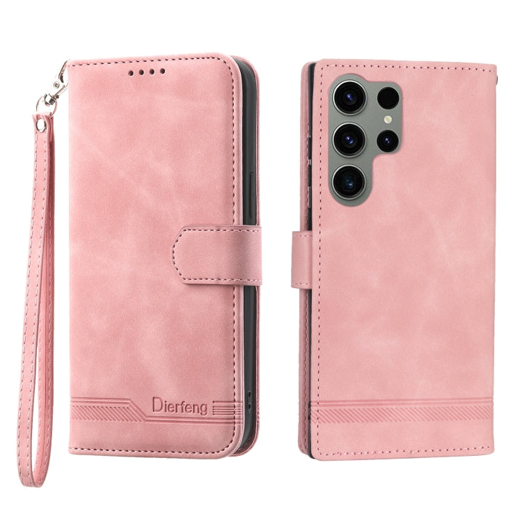 Dierfeng Dream Line TPU + PU Leather Phone Case, For Samsung Galaxy S21 Ultra 5G, For Samsung Galaxy S21 FE 5G, For Samsung Galaxy S22 5G, For Samsung Galaxy S22+ 5G, For Samsung Galaxy S22 Ultra 5G, For Samsung Galaxy S23 5G                           ...