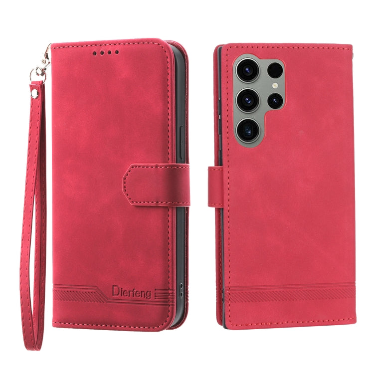Dierfeng Dream Line TPU + PU Leather Phone Case, For Samsung Galaxy S21 Ultra 5G, For Samsung Galaxy S21 FE 5G, For Samsung Galaxy S22 5G, For Samsung Galaxy S22+ 5G, For Samsung Galaxy S22 Ultra 5G, For Samsung Galaxy S23 5G                           ...