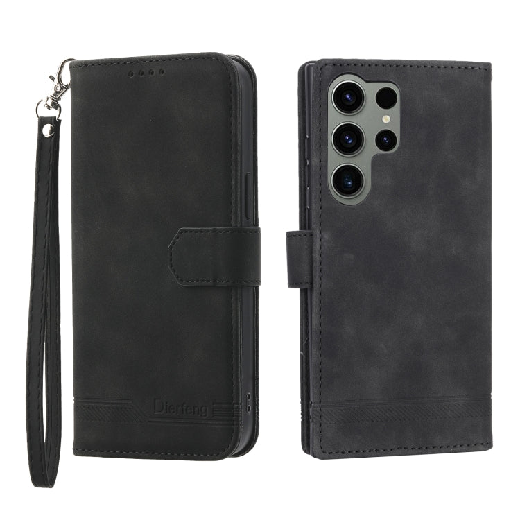 Dierfeng Dream Line TPU + PU Leather Phone Case, For Samsung Galaxy S21 Ultra 5G, For Samsung Galaxy S21 FE 5G, For Samsung Galaxy S22 5G, For Samsung Galaxy S22+ 5G, For Samsung Galaxy S22 Ultra 5G, For Samsung Galaxy S23 5G                           ...