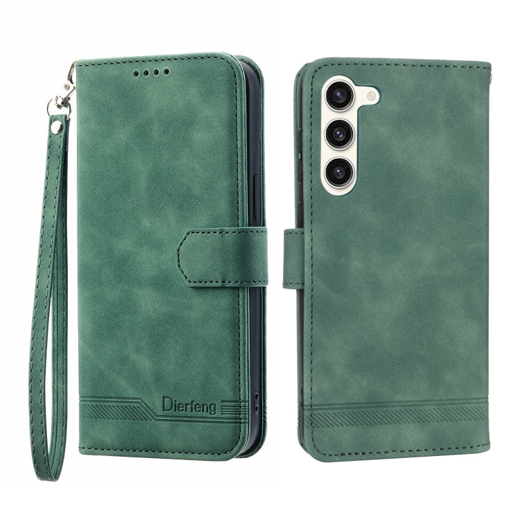 Dierfeng Dream Line TPU + PU Leather Phone Case, For Samsung Galaxy S21 Ultra 5G, For Samsung Galaxy S21 FE 5G, For Samsung Galaxy S22 5G, For Samsung Galaxy S22+ 5G, For Samsung Galaxy S22 Ultra 5G, For Samsung Galaxy S23 5G                           ...