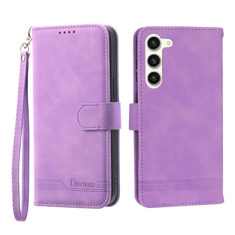 Dierfeng Dream Line TPU + PU Leather Phone Case, For Samsung Galaxy S21 Ultra 5G, For Samsung Galaxy S21 FE 5G, For Samsung Galaxy S22 5G, For Samsung Galaxy S22+ 5G, For Samsung Galaxy S22 Ultra 5G, For Samsung Galaxy S23 5G                           ...