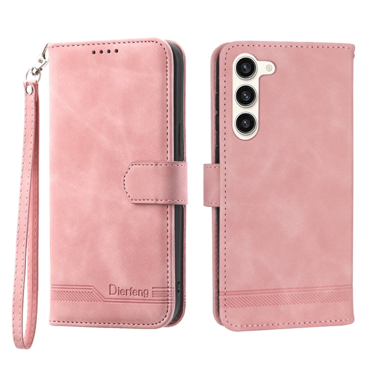Dierfeng Dream Line TPU + PU Leather Phone Case, For Samsung Galaxy S21 Ultra 5G, For Samsung Galaxy S21 FE 5G, For Samsung Galaxy S22 5G, For Samsung Galaxy S22+ 5G, For Samsung Galaxy S22 Ultra 5G, For Samsung Galaxy S23 5G                           ...