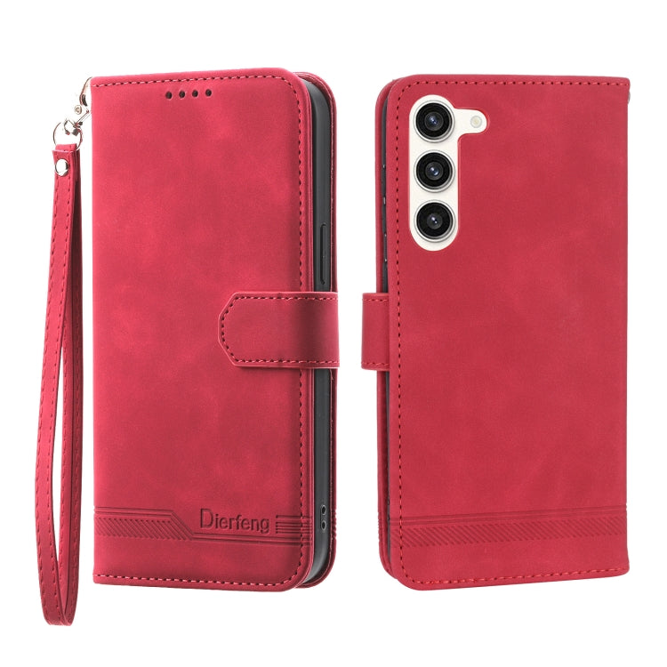 Dierfeng Dream Line TPU + PU Leather Phone Case, For Samsung Galaxy S21 Ultra 5G, For Samsung Galaxy S21 FE 5G, For Samsung Galaxy S22 5G, For Samsung Galaxy S22+ 5G, For Samsung Galaxy S22 Ultra 5G, For Samsung Galaxy S23 5G                           ...