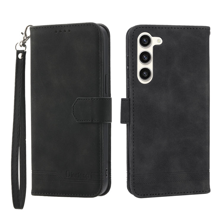 Dierfeng Dream Line TPU + PU Leather Phone Case, For Samsung Galaxy S21 Ultra 5G, For Samsung Galaxy S21 FE 5G, For Samsung Galaxy S22 5G, For Samsung Galaxy S22+ 5G, For Samsung Galaxy S22 Ultra 5G, For Samsung Galaxy S23 5G                           ...
