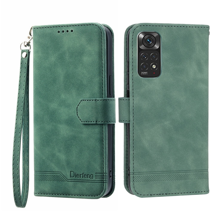 Dierfeng Dream Line TPU + PU Leather Phone Case, For Xiaomi Redmi Note 11 / Note 11S, For Xiaomi Redmi Note 11 Pro Foreign, For Xiaomi Redmi 10C, For Xiaomi Redmi 10A, For Xiaomi Redmi Note 11 Pro Max, For Xiaomi Redmi A1 4G                            ...