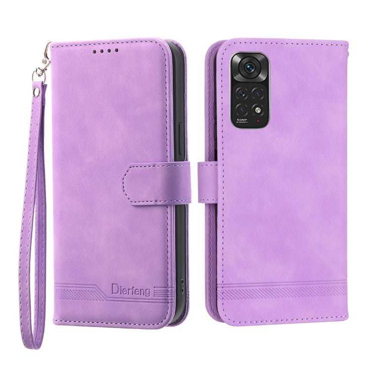 Dierfeng Dream Line TPU + PU Leather Phone Case, For Xiaomi Redmi Note 11 / Note 11S, For Xiaomi Redmi Note 11 Pro Foreign, For Xiaomi Redmi 10C, For Xiaomi Redmi 10A, For Xiaomi Redmi Note 11 Pro Max, For Xiaomi Redmi A1 4G                            ...
