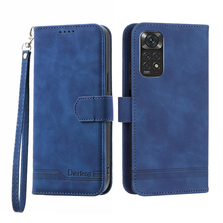 Dierfeng Dream Line TPU + PU Leather Phone Case, For Xiaomi Redmi Note 11 / Note 11S, For Xiaomi Redmi Note 11 Pro Foreign, For Xiaomi Redmi 10C, For Xiaomi Redmi 10A, For Xiaomi Redmi Note 11 Pro Max, For Xiaomi Redmi A1 4G                            ...