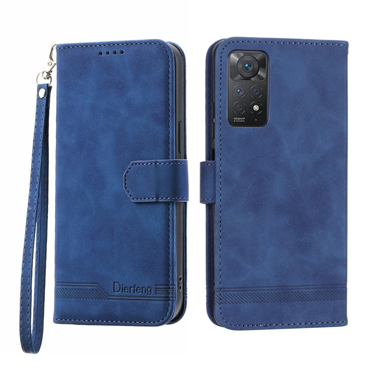 Dierfeng Dream Line TPU + PU Leather Phone Case, For Xiaomi Redmi Note 11 / Note 11S, For Xiaomi Redmi Note 11 Pro Foreign, For Xiaomi Redmi 10C, For Xiaomi Redmi 10A, For Xiaomi Redmi Note 11 Pro Max, For Xiaomi Redmi A1 4G                            ...
