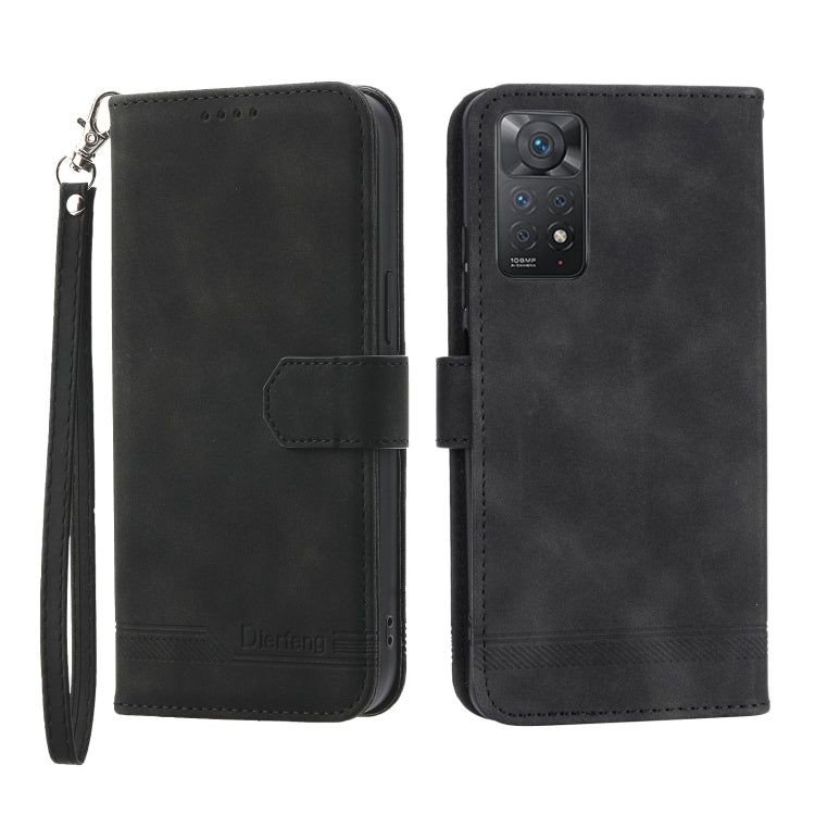Dierfeng Dream Line TPU + PU Leather Phone Case, For Xiaomi Redmi Note 11 / Note 11S, For Xiaomi Redmi Note 11 Pro Foreign, For Xiaomi Redmi 10C, For Xiaomi Redmi 10A, For Xiaomi Redmi Note 11 Pro Max, For Xiaomi Redmi A1 4G                            ...
