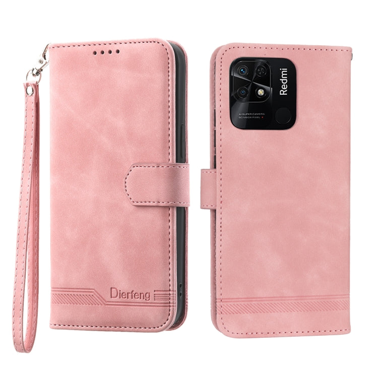 Dierfeng Dream Line TPU + PU Leather Phone Case, For Xiaomi Redmi Note 11 / Note 11S, For Xiaomi Redmi Note 11 Pro Foreign, For Xiaomi Redmi 10C, For Xiaomi Redmi 10A, For Xiaomi Redmi Note 11 Pro Max, For Xiaomi Redmi A1 4G                            ...