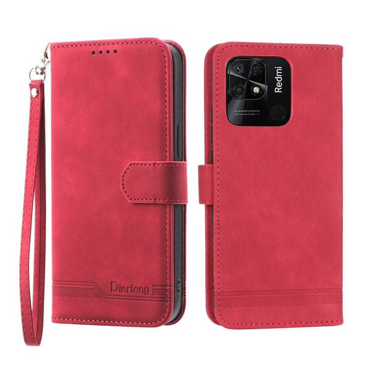 Dierfeng Dream Line TPU + PU Leather Phone Case, For Xiaomi Redmi Note 11 / Note 11S, For Xiaomi Redmi Note 11 Pro Foreign, For Xiaomi Redmi 10C, For Xiaomi Redmi 10A, For Xiaomi Redmi Note 11 Pro Max, For Xiaomi Redmi A1 4G                            ...