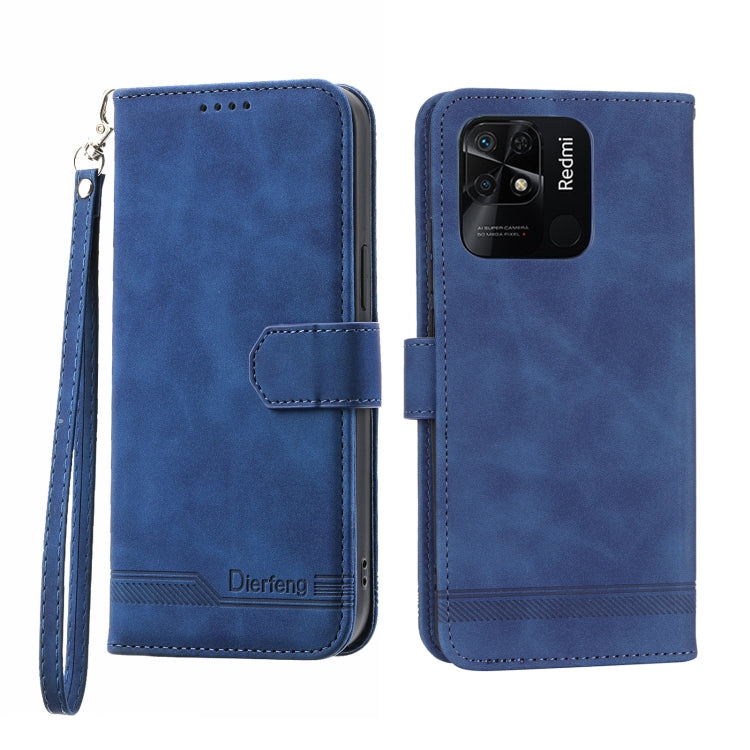 Dierfeng Dream Line TPU + PU Leather Phone Case, For Xiaomi Redmi Note 11 / Note 11S, For Xiaomi Redmi Note 11 Pro Foreign, For Xiaomi Redmi 10C, For Xiaomi Redmi 10A, For Xiaomi Redmi Note 11 Pro Max, For Xiaomi Redmi A1 4G                            ...