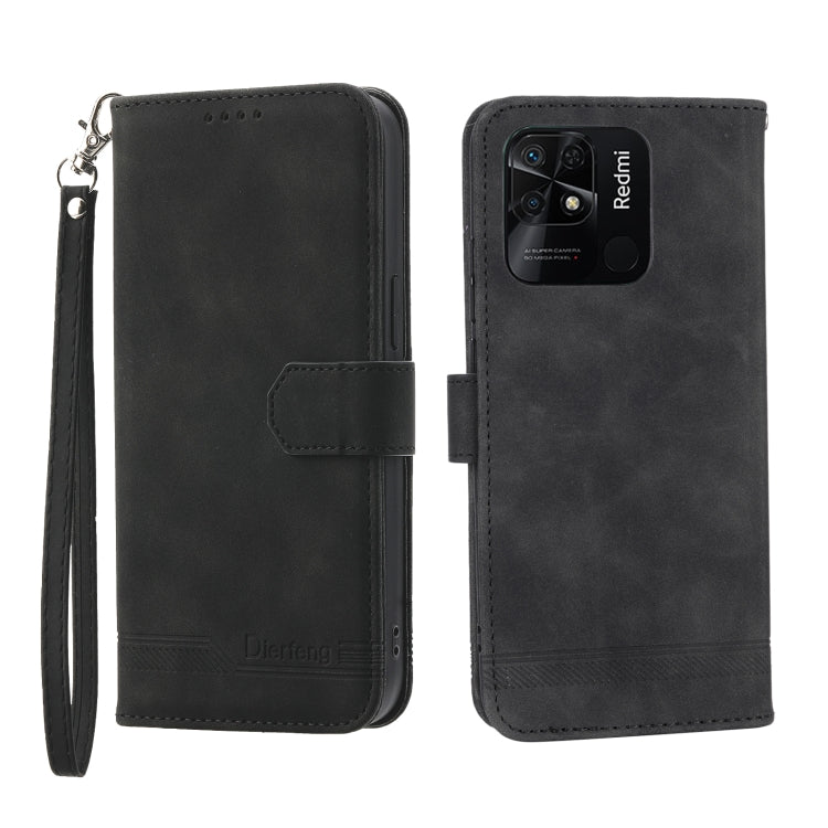 Dierfeng Dream Line TPU + PU Leather Phone Case, For Xiaomi Redmi Note 11 / Note 11S, For Xiaomi Redmi Note 11 Pro Foreign, For Xiaomi Redmi 10C, For Xiaomi Redmi 10A, For Xiaomi Redmi Note 11 Pro Max, For Xiaomi Redmi A1 4G                            ...