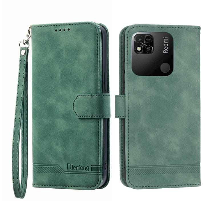 Dierfeng Dream Line TPU + PU Leather Phone Case, For Xiaomi Redmi Note 11 / Note 11S, For Xiaomi Redmi Note 11 Pro Foreign, For Xiaomi Redmi 10C, For Xiaomi Redmi 10A, For Xiaomi Redmi Note 11 Pro Max, For Xiaomi Redmi A1 4G                            ...