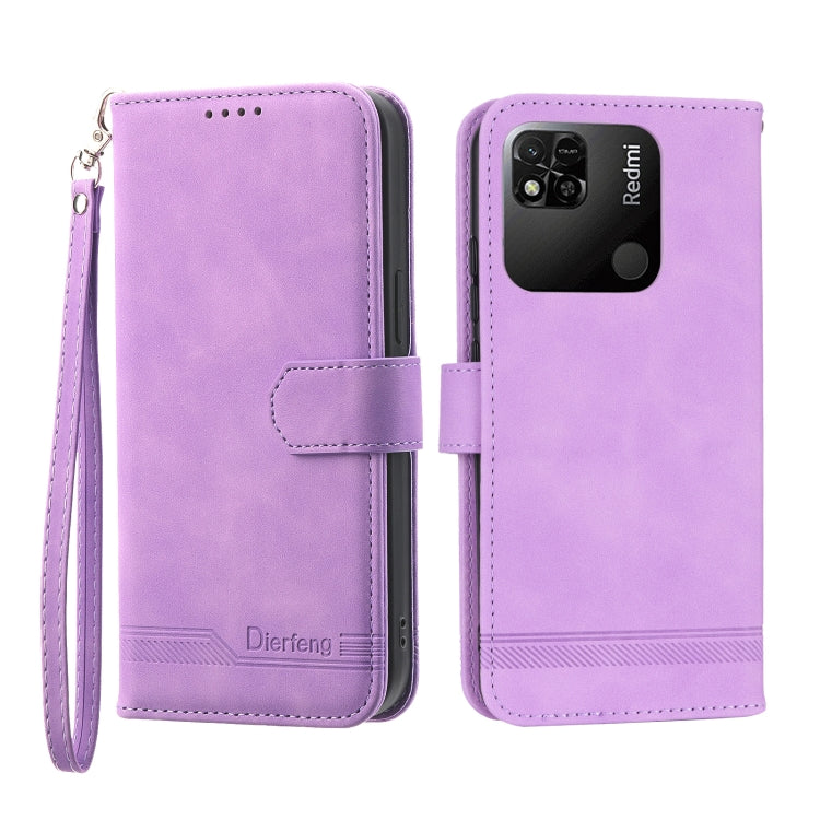 Dierfeng Dream Line TPU + PU Leather Phone Case, For Xiaomi Redmi Note 11 / Note 11S, For Xiaomi Redmi Note 11 Pro Foreign, For Xiaomi Redmi 10C, For Xiaomi Redmi 10A, For Xiaomi Redmi Note 11 Pro Max, For Xiaomi Redmi A1 4G                            ...