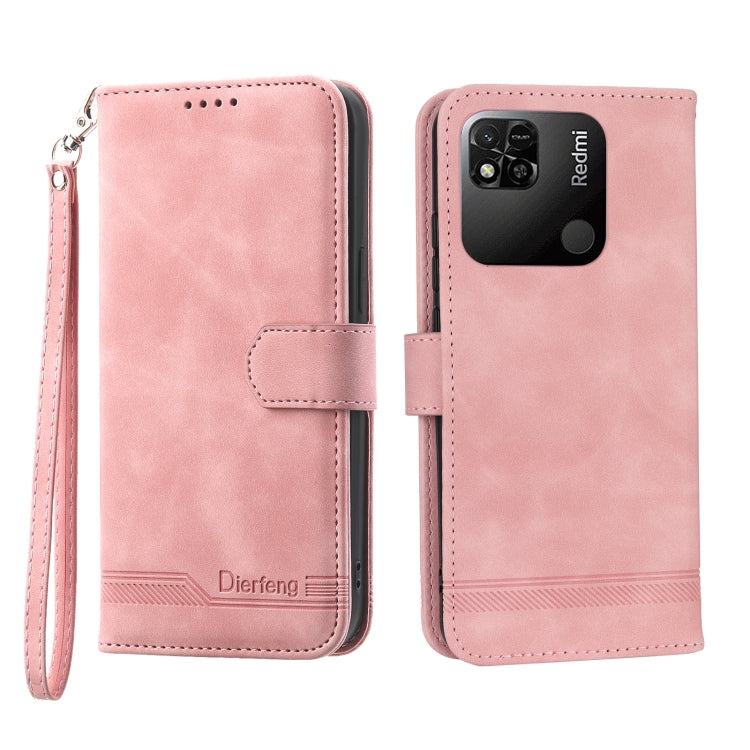 Dierfeng Dream Line TPU + PU Leather Phone Case, For Xiaomi Redmi Note 11 / Note 11S, For Xiaomi Redmi Note 11 Pro Foreign, For Xiaomi Redmi 10C, For Xiaomi Redmi 10A, For Xiaomi Redmi Note 11 Pro Max, For Xiaomi Redmi A1 4G                            ...