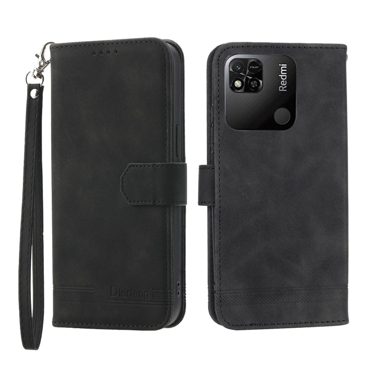 Dierfeng Dream Line TPU + PU Leather Phone Case, For Xiaomi Redmi Note 11 / Note 11S, For Xiaomi Redmi Note 11 Pro Foreign, For Xiaomi Redmi 10C, For Xiaomi Redmi 10A, For Xiaomi Redmi Note 11 Pro Max, For Xiaomi Redmi A1 4G                            ...