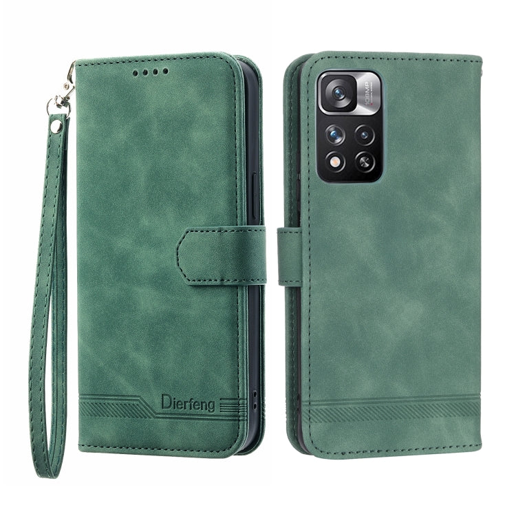 Dierfeng Dream Line TPU + PU Leather Phone Case, For Xiaomi Redmi Note 11 / Note 11S, For Xiaomi Redmi Note 11 Pro Foreign, For Xiaomi Redmi 10C, For Xiaomi Redmi 10A, For Xiaomi Redmi Note 11 Pro Max, For Xiaomi Redmi A1 4G                            ...
