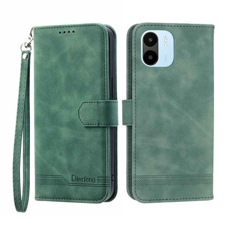 Dierfeng Dream Line TPU + PU Leather Phone Case, For Xiaomi Redmi Note 11 / Note 11S, For Xiaomi Redmi Note 11 Pro Foreign, For Xiaomi Redmi 10C, For Xiaomi Redmi 10A, For Xiaomi Redmi Note 11 Pro Max, For Xiaomi Redmi A1 4G                            ...