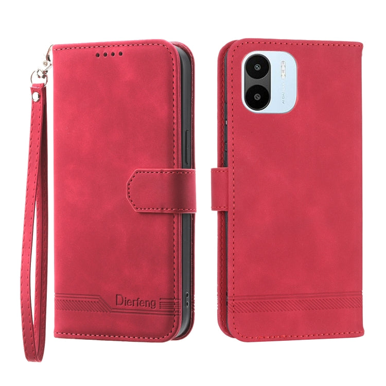 Dierfeng Dream Line TPU + PU Leather Phone Case, For Xiaomi Redmi Note 11 / Note 11S, For Xiaomi Redmi Note 11 Pro Foreign, For Xiaomi Redmi 10C, For Xiaomi Redmi 10A, For Xiaomi Redmi Note 11 Pro Max, For Xiaomi Redmi A1 4G                            ...