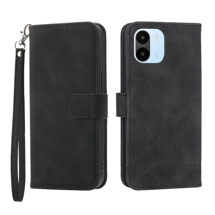 Dierfeng Dream Line TPU + PU Leather Phone Case, For Xiaomi Redmi Note 11 / Note 11S, For Xiaomi Redmi Note 11 Pro Foreign, For Xiaomi Redmi 10C, For Xiaomi Redmi 10A, For Xiaomi Redmi Note 11 Pro Max, For Xiaomi Redmi A1 4G                            ...