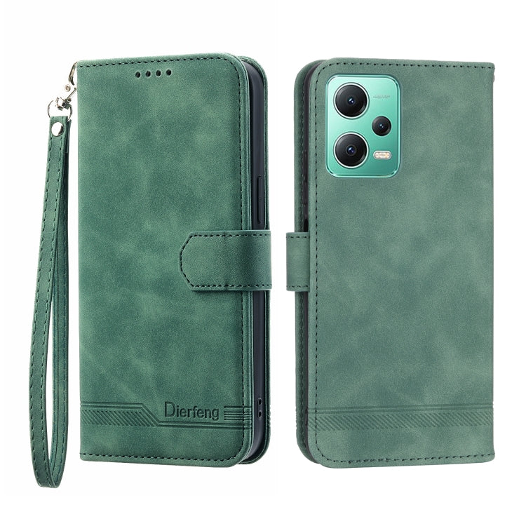 Dierfeng Dream Line TPU + PU Leather Phone Case, For Xiaomi Redmi Note 11 / Note 11S, For Xiaomi Redmi Note 11 Pro Foreign, For Xiaomi Redmi 10C, For Xiaomi Redmi 10A, For Xiaomi Redmi Note 11 Pro Max, For Xiaomi Redmi A1 4G                            ...