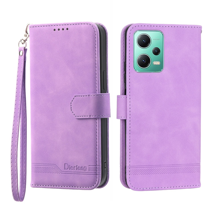 Dierfeng Dream Line TPU + PU Leather Phone Case, For Xiaomi Redmi Note 11 / Note 11S, For Xiaomi Redmi Note 11 Pro Foreign, For Xiaomi Redmi 10C, For Xiaomi Redmi 10A, For Xiaomi Redmi Note 11 Pro Max, For Xiaomi Redmi A1 4G                            ...