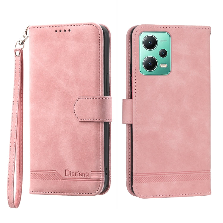 Dierfeng Dream Line TPU + PU Leather Phone Case, For Xiaomi Redmi Note 11 / Note 11S, For Xiaomi Redmi Note 11 Pro Foreign, For Xiaomi Redmi 10C, For Xiaomi Redmi 10A, For Xiaomi Redmi Note 11 Pro Max, For Xiaomi Redmi A1 4G                            ...