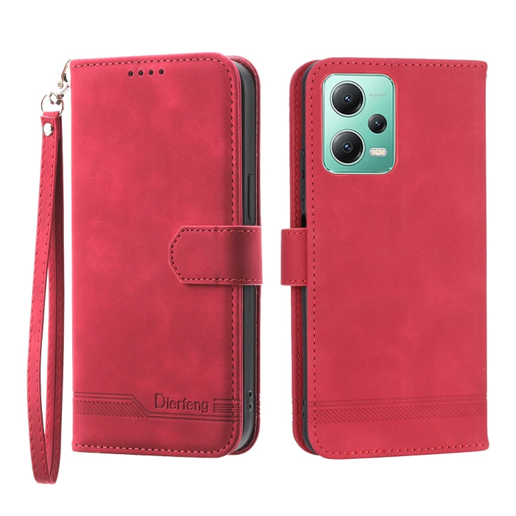 Dierfeng Dream Line TPU + PU Leather Phone Case, For Xiaomi Redmi Note 11 / Note 11S, For Xiaomi Redmi Note 11 Pro Foreign, For Xiaomi Redmi 10C, For Xiaomi Redmi 10A, For Xiaomi Redmi Note 11 Pro Max, For Xiaomi Redmi A1 4G                            ...