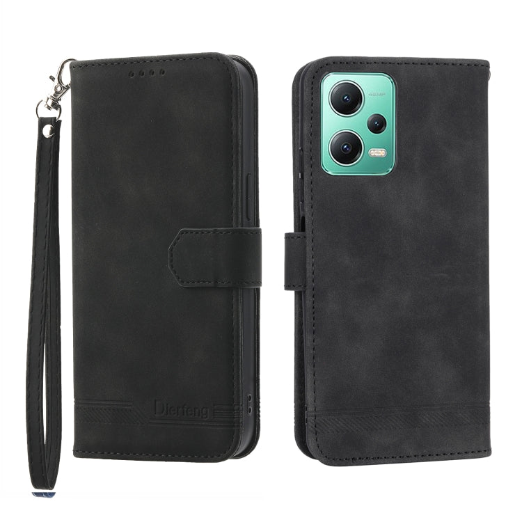 Dierfeng Dream Line TPU + PU Leather Phone Case, For Xiaomi Redmi Note 11 / Note 11S, For Xiaomi Redmi Note 11 Pro Foreign, For Xiaomi Redmi 10C, For Xiaomi Redmi 10A, For Xiaomi Redmi Note 11 Pro Max, For Xiaomi Redmi A1 4G                            ...