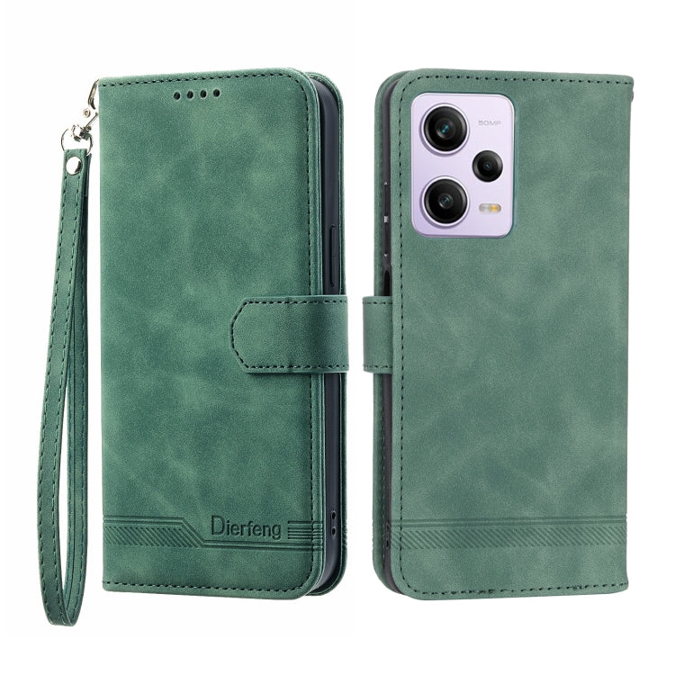 Dierfeng Dream Line TPU + PU Leather Phone Case, For Xiaomi Redmi Note 11 / Note 11S, For Xiaomi Redmi Note 11 Pro Foreign, For Xiaomi Redmi 10C, For Xiaomi Redmi 10A, For Xiaomi Redmi Note 11 Pro Max, For Xiaomi Redmi A1 4G                            ...