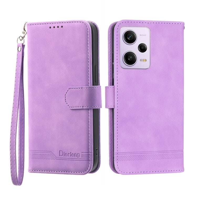Dierfeng Dream Line TPU + PU Leather Phone Case, For Xiaomi Redmi Note 11 / Note 11S, For Xiaomi Redmi Note 11 Pro Foreign, For Xiaomi Redmi 10C, For Xiaomi Redmi 10A, For Xiaomi Redmi Note 11 Pro Max, For Xiaomi Redmi A1 4G                            ...