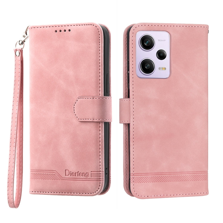 Dierfeng Dream Line TPU + PU Leather Phone Case, For Xiaomi Redmi Note 11 / Note 11S, For Xiaomi Redmi Note 11 Pro Foreign, For Xiaomi Redmi 10C, For Xiaomi Redmi 10A, For Xiaomi Redmi Note 11 Pro Max, For Xiaomi Redmi A1 4G                            ...
