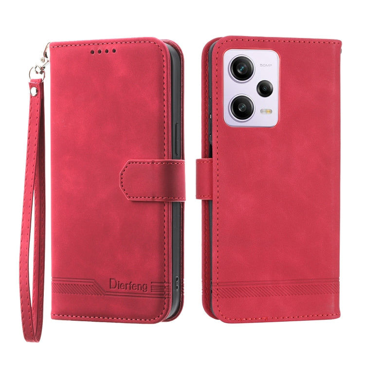 Dierfeng Dream Line TPU + PU Leather Phone Case, For Xiaomi Redmi Note 11 / Note 11S, For Xiaomi Redmi Note 11 Pro Foreign, For Xiaomi Redmi 10C, For Xiaomi Redmi 10A, For Xiaomi Redmi Note 11 Pro Max, For Xiaomi Redmi A1 4G                            ...