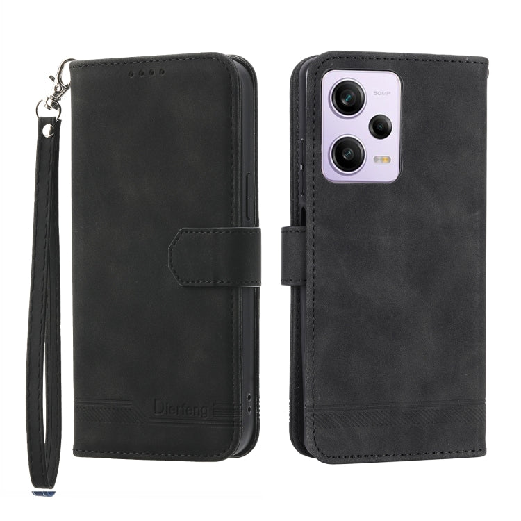Dierfeng Dream Line TPU + PU Leather Phone Case, For Xiaomi Redmi Note 11 / Note 11S, For Xiaomi Redmi Note 11 Pro Foreign, For Xiaomi Redmi 10C, For Xiaomi Redmi 10A, For Xiaomi Redmi Note 11 Pro Max, For Xiaomi Redmi A1 4G                            ...