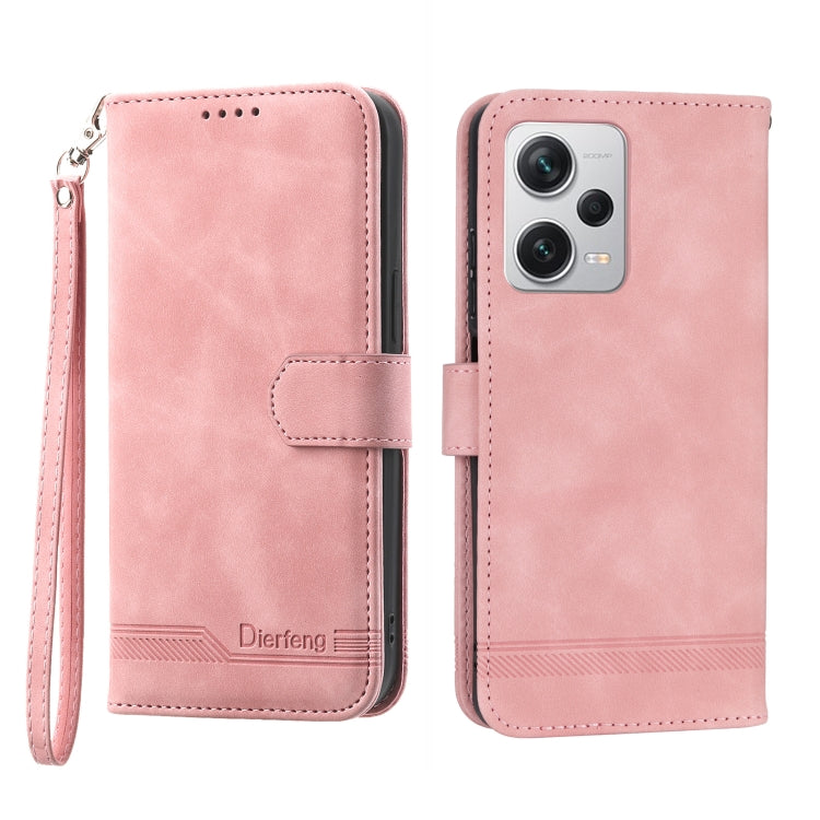 Dierfeng Dream Line TPU + PU Leather Phone Case, For Xiaomi Redmi Note 12 Pro+ Global, For Xiaomi Redmi K50 / K50 Pro, For Xiaomi Redmi Note 11 5G, For Xiaomi Mi 11T / 11T Pro, For Xiaomi 12 / 12X, For Xiaomi 12 Lite, For Xiaomi 12 Pro, For Xiaomi 12T