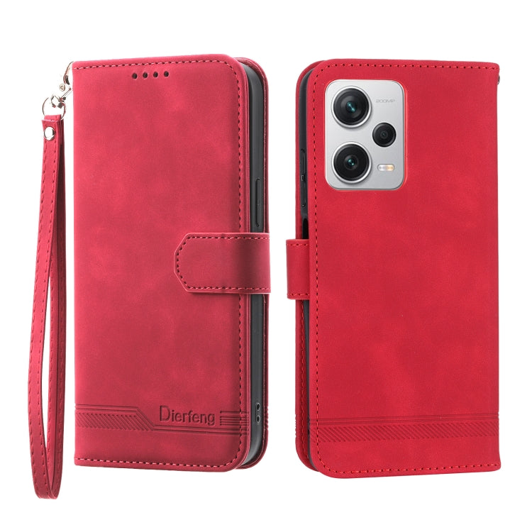 Dierfeng Dream Line TPU + PU Leather Phone Case, For Xiaomi Redmi Note 12 Pro+ Global, For Xiaomi Redmi K50 / K50 Pro, For Xiaomi Redmi Note 11 5G, For Xiaomi Mi 11T / 11T Pro, For Xiaomi 12 / 12X, For Xiaomi 12 Lite, For Xiaomi 12 Pro, For Xiaomi 12T