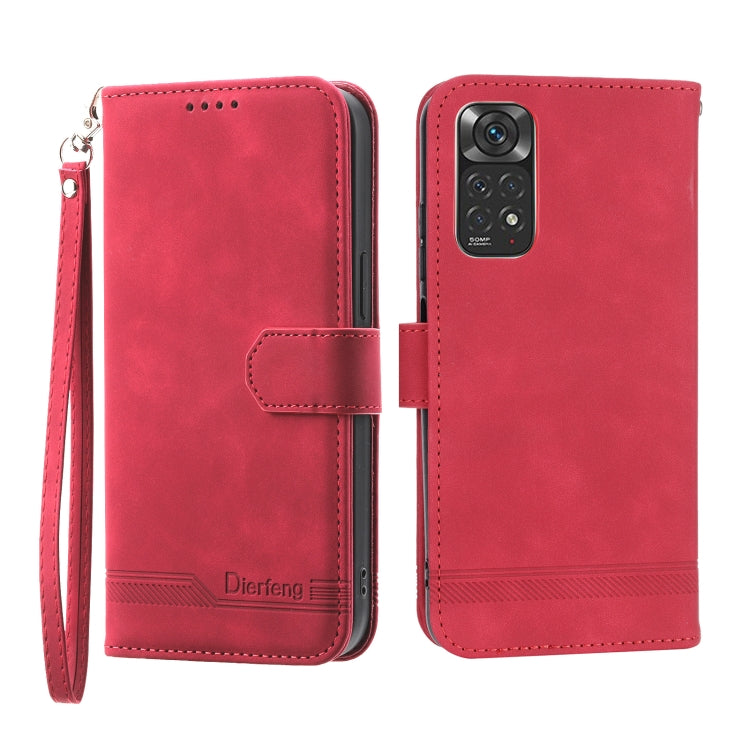 Dierfeng Dream Line TPU + PU Leather Phone Case, For Xiaomi Redmi Note 12 Pro+ Global, For Xiaomi Redmi K50 / K50 Pro, For Xiaomi Redmi Note 11 5G, For Xiaomi Mi 11T / 11T Pro, For Xiaomi 12 / 12X, For Xiaomi 12 Lite, For Xiaomi 12 Pro, For Xiaomi 12T
