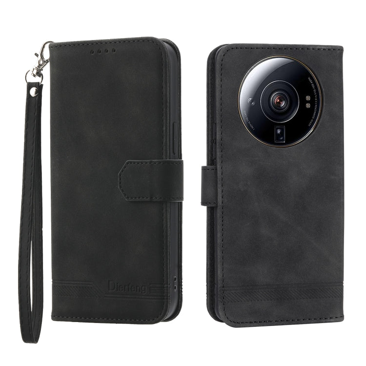 Dierfeng Dream Line TPU + PU Leather Phone Case, For Xiaomi 12 Ultra, For Xiaomi 13, For Xiaomi 13 Pro, For Xiaomi Poco C40