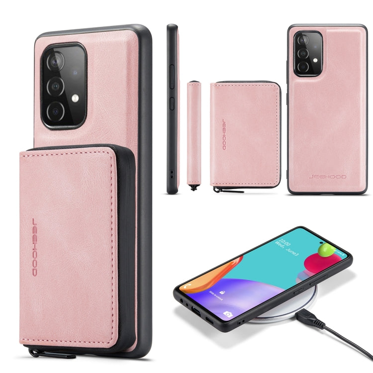 JEEHOOD Magnetic Zipper Horizontal Flip Leather Phone Case, For Samsung Galaxy A15 5G, For Samsung Galaxy A55 5G, For Samsung Galaxy A35 5G, For Samsung Galaxy S24 Ultra 5G, For Samsung Galaxy S24+ 5G, For Samsung Galaxy S24 5G                         ...