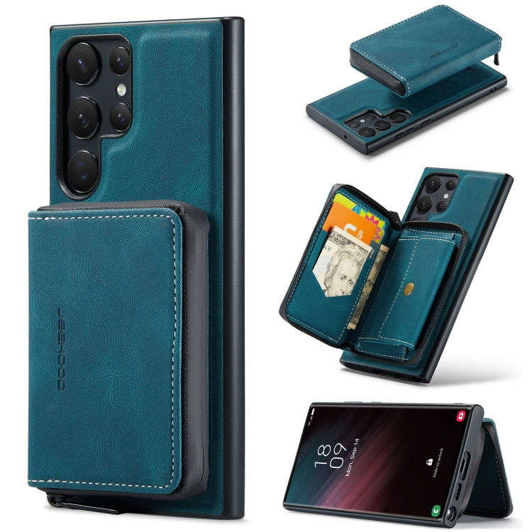 JEEHOOD Magnetic Zipper Horizontal Flip Leather Phone Case, For Samsung Galaxy A15 5G, For Samsung Galaxy A55 5G, For Samsung Galaxy A35 5G, For Samsung Galaxy S24 Ultra 5G, For Samsung Galaxy S24+ 5G, For Samsung Galaxy S24 5G                         ...