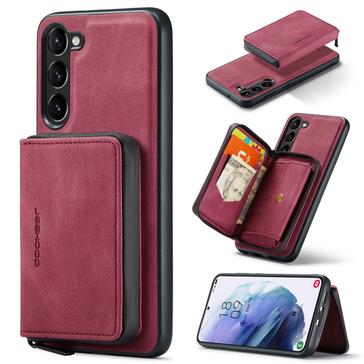 JEEHOOD Magnetic Zipper Horizontal Flip Leather Phone Case, For Samsung Galaxy A15 5G, For Samsung Galaxy A55 5G, For Samsung Galaxy A35 5G, For Samsung Galaxy S24 Ultra 5G, For Samsung Galaxy S24+ 5G, For Samsung Galaxy S24 5G                         ...
