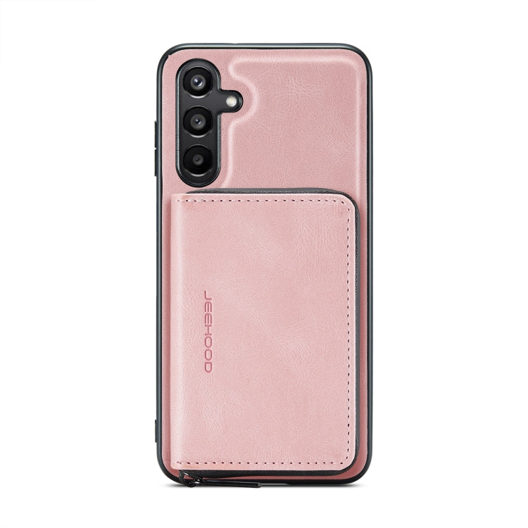JEEHOOD Magnetic Zipper Horizontal Flip Leather Phone Case, For Samsung Galaxy A15 5G, For Samsung Galaxy A55 5G, For Samsung Galaxy A35 5G, For Samsung Galaxy S24 Ultra 5G, For Samsung Galaxy S24+ 5G, For Samsung Galaxy S24 5G                         ...
